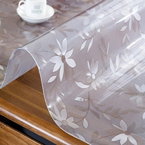 Soft glass crystal board countertop rubber pad disposable pvc waterproof anti-hot and oil-proof coffee table table mat kitchen