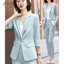JOVKATTI high-end professional suit women Summer thin fashion capable temperament senior management suit work clothes
