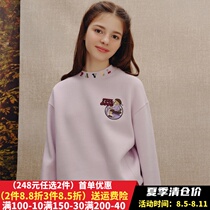 TeenieWeenie Small Bear Roll-collar Printing Sweater Plus Han Version Winter New TTMA218T15I