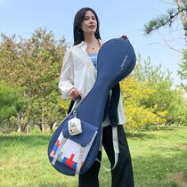 Thicken-up Biwa Bag Original Fashion Pattern Large Adult Bipa Double Shoulder Backpack Accessories Bag Waterproof Bag