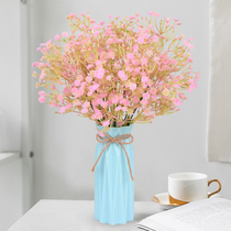 Gypsophila simulation fake living room TV cabinet potted ornaments dining table flower arrangement coffee table decoration bouquet