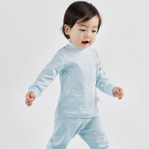 All love baby baby cotton underwear set baby warm carded cotton trousers newborn bottoming pajamas