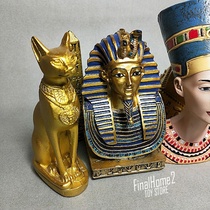 Ancient Egypt Tutanfas Old Pyramids Sphinx Sphinx Colorful Cat God Mummified Peripheral Doll