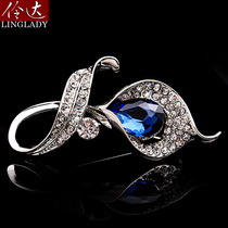Lingdasen brooch ins tide personality Japanese suit accessories shirt brooch female pin tide personality male