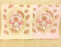 Micro-concealer foreign trade day single-tail goods MY MELODY Melody rose pure cotton printing cut fluff towel face towel