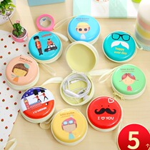 Small wallet girl creative mobile phone key wallet handcuddly coin bag mini earphone bag 2021 New