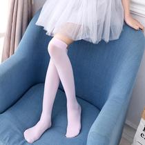 Medium and long breathable half socks girls in socks Korean version of college style dance socks children students stockings