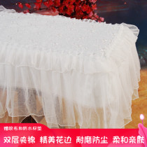 Guzheng cover Dunhuang pure white lace sleeves anti-dust Buchon flower guzheng cover cloth thickened 163 universal