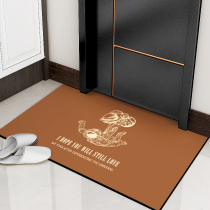 (Leather floor mat) Nordic door mat non-slip entrance mat home living room kitchen mat astronaut Xz