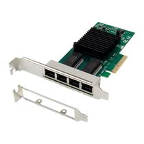 Abadia Intel INTELI350 chip 4 Port RJ45 Gigabit wired network card 4XPCI-E network card support diskless I350T4 convergence ROS soft routing service