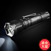 Outdoor long-shot strong light flashlight super bright flash rechargeable LED waterproof small portable security tactical lighting