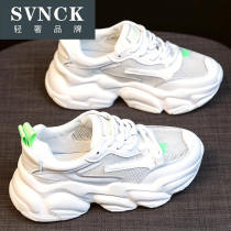 Daddy shoes spring and summer new spring and autumn womens shoes explosive Wild Sports spring thick sole shoes small white WL0428