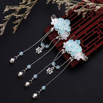 Hanfu headdress children tassel step shake to clip hairpin Super fairy all-around retro girls antique accessories costume hairclip