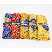 New bag sutra cloth sutra cloth sutra cloth sutra book bag large for manza cloth cover Buddha silk satin Tibetan border