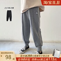 Girls 2021 Spring Dress Loose Casual Pants Children Childrens Childrens Foreign Air Joker Wear Pants