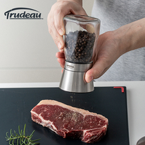 Canadas Traudeau kitchen Manual grinding bottle pepper Pepper Now Grinding Ziran Salt Glass Muller