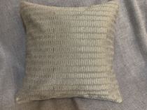 Foreign trade Original single cotton linen embroidered cushions jacket-like board sofa floating window backrest metal wire holding pillows without cotton core