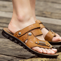 Mens sandals 2021 summer new sandals Korean trend non-slip sandals men wear