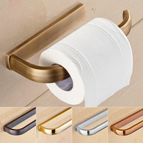 Nordic American simple black and white imitation retro tissue Rack rose gold toilet roll all copper hardware pendant