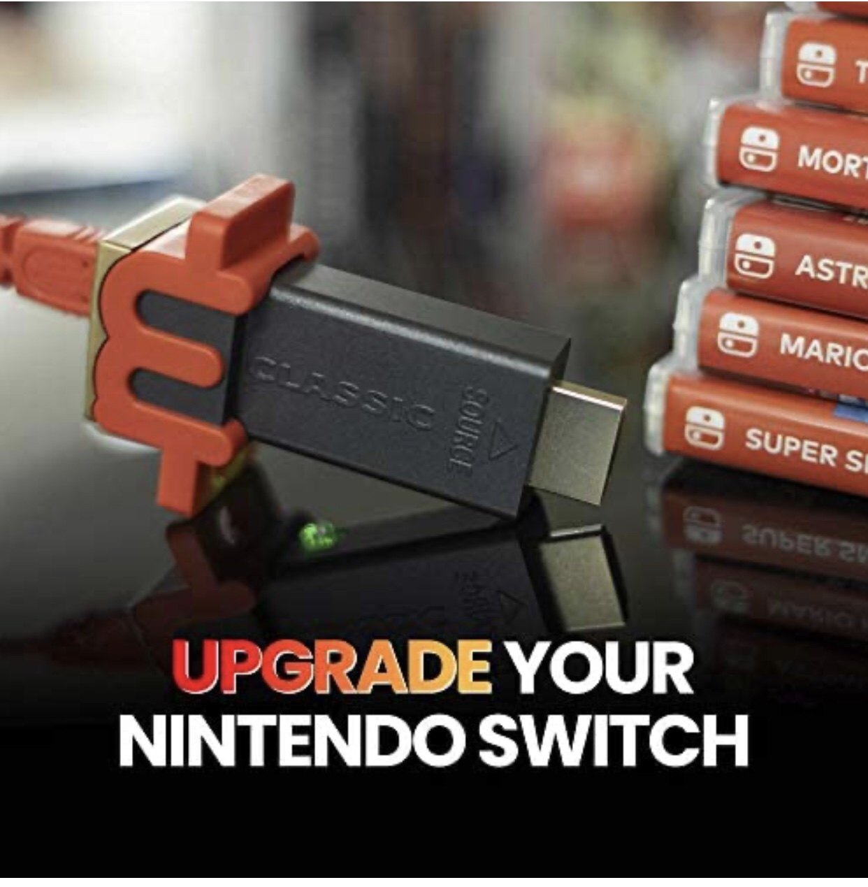 Marseille mclassic Nintendo Switch game audio and video anti-aliasing enhanced HDMI conversion