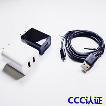 KIT charger head black over 3C certified straight plug multi-mouth quick charge applicable vivo apple Android TypeC mobile phone