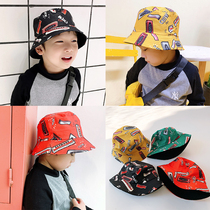 Child Hat Mens Wave 2020 Spring Autumn New Pint Baby Bifacial Fisherman Hat Girl Han Edition Fashion New Sunhat