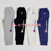 Country present little second sister Japanese Champion children Classic letter Pants Sweatpants solid color Wild Wild