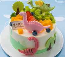 Beijing weidomei birthday cake (small dinosaur cake) childrens cake natural milk fat official distribution