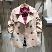 EK Clothing and Childrens Clothing Store 21 Spring New Products Girls British Wind Long Windwear JTB1221K