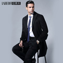 Labov Grand Closeman Inron Winters new mens business is fitting Inrons wool coat with long-style daddie dads