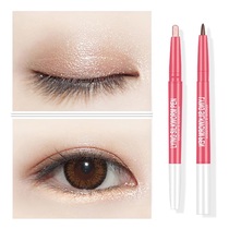 Double head multi-use lying silkworm eye shadow eyeliner high light pen eye bright shadow nose bridge repair eyeliner