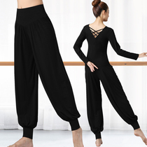 Bloomers dance practice costumes women dance modal radish pants shape yoga clothes Latin dance long pants autumn