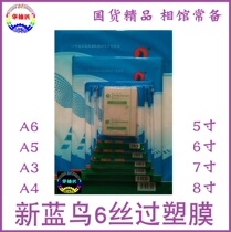 New Bluebird 6 Silk 6C 60MIC A4 photo film plastic sealing film over plastic film