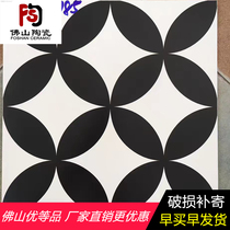 Black and white tiles 300X300 antique tiles Kitchen floor tiles Bathroom wall tiles Restaurant floor tiles Restaurant tiles