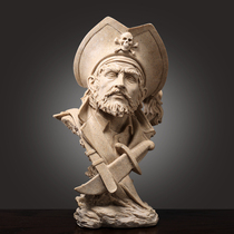 Abstract Nordic Characters Pirate Swing Pieces Home Decorations Xuan Living Room Bookcase Wine Cabinet Furnishing Resin Handiwork
