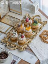 Simulation cake fruit cream bubble model dessert setting selfie scene arrangement food photo decoration props