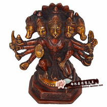 Indian characteristics sculpture statue ornaments Crafts Brass Hanuman figure statue Home decoration furnishings