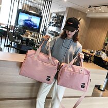 Short-distance travel storage bag cover rod wet and dry separation swimming bag female multi-function short-distance business trip portable messenger bag
