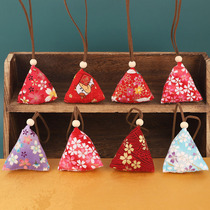 End of the Dragon Boat Festival Fragrant Sacs Bag with Mosquito Repellent Ancient Wind CHINA WIND HANDMADE ZONGZI SMALL FRAGRANT BAG PENDANT HANGING ACCESSORIES