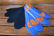 Foreign Trade Silicone Insole Shock Absorbing Comfort Insoles Sports Running Travel Shoes Insole Shoes Accessories Dimensions Trim