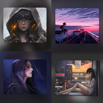 Mouse Pad Trumpet Boy Fine Face Cartoon Electric Race Games Keyboard Mat Student Office Desk Mat Day Ensemble Personality Computer Desk Mat Large Number Thickened Anti Slip Lock Edge Customizable to make wrist pads