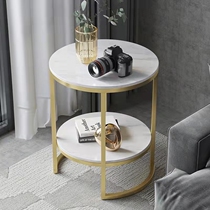 Light extravaganza a few Nordic living room rock plates small tea table modern minimalist marble sofa corner a few beds head cabinet round table