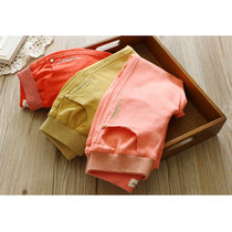 Clear Cabin ~ Girl Casual Pants Spring Autumn New Korean version Children pure cotton elasticity CUHK Tong Baby repaired with trousers