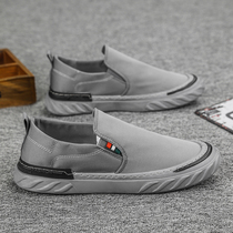 Old Beijing Cloth Shoes Men 2022 Spring New Walks Casual Driving Sloth People A Foot Pedal Light Canvas Wave Shoes