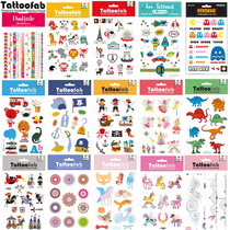 Spot French Tattoofab childrens tattoo stickers stickers boys and girls waterproof non-toxic safety stickers