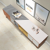 TV cabinet tablecloth waterproof and oil-proof PVC soft glass plastic tablecloth rectangular dining table coffee table mat anti-hot thickening