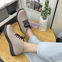 Thick soles Japanese fashion rainshoes women trend Han version anti-slip wear resistant short cylinder wear low-help water shoes and rain boots