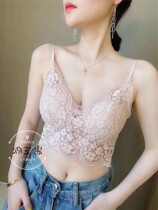 European station 2020 spring and summer new European lace no steel ring underwear gathered sexy small sling bra female tide