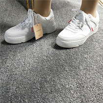 Small white shoes female spring and autumn Joker Korean version of net Red Sports Board shoes winter non plus velvet thick bottom white shoes thick bottom high shoes