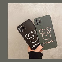 Tide brand luxury bear for iphone12promax mobile phone case 11pro Apple x All-inclusive xr Anti-fall xs couple max limited xsmax Net red 8pu